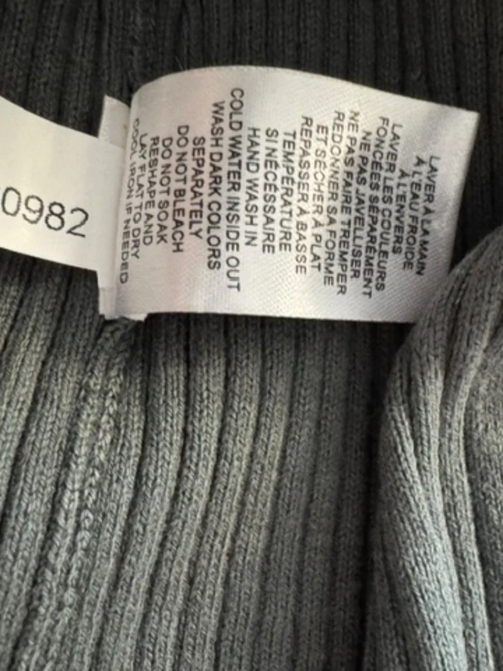 TWIK SIMONS - Jersey Mini Dress - Color Charcoal - Size XL - Picture 14 of 14